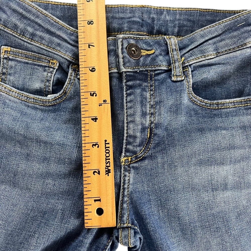 Art Class Distressed Skinny Jeans Girls 8 Blue Denim Casual School - Picture 8 of 16